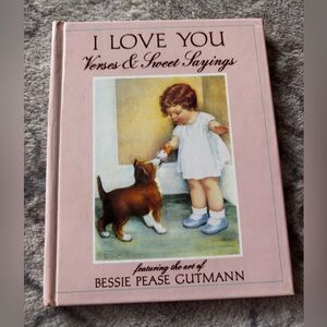 I Love You Book with Bessie Pease Gutmann Art
